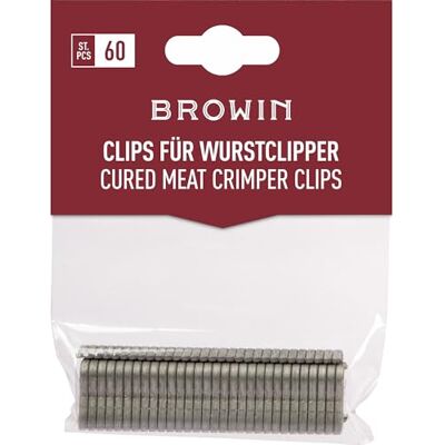 Browin - 313314 - 60 clips - Worstklemmen-Set Browin - 313314 - 60 clips - Worstklemmen-Set