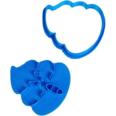 Cuticuter Koekjesuitsteker Arale - Blauw - 8x7x1.5 cm - Koekjesuitsteker Cuticuter Koekjesuitsteker Arale - Blauw - 8x7x1.5 cm - Koekjesuitsteker