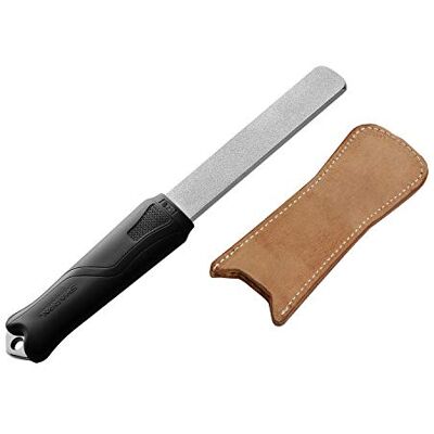 SHARPAL 127N Dual-Grit (Grof 325 / Extra Fijn 1200) Diamant Slijpsteen met Leren Strop, Gereedschapsslijpvijl voor Mes, Bijl, Maaimachineblad, Tuinschaar, Beitels Tuingereedschap, messenslijper, grof, 325, extra fijn korrel 1200, voor grasmaaier, bijl, SHARPAL 127N Dual-Grit (Grof 325 / Extra Fijn 1200) Diamant Slijpsteen met Leren Strop, Gereedschapsslijpvijl voor Mes, Bijl, Maaimachineblad, Tuinschaar, Beitels Tuingereedschap, messenslijper, grof, 325, extra fijn korrel 1200, voor grasmaaier, bijl,
