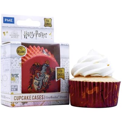 PME Harry Potter Cupcake-vormpjes met folie gecoat, set van 30, Griffoendor PME Harry Potter Cupcake-vormpjes met folie gecoat, set van 30, Griffoendor