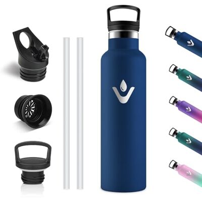 Motswedi Thermosfles 750 ml, Roestvrijstalen Waterfles, BPA-Vrij, Thermofles, 304 RVS, Dubbelwandige, 18/8 Roestvrij Staal, Lekvrij, Waterfles voor Sport, Camping, kantoor, Donkerblauw Motswedi Thermosfles 750 ml, Roestvrijstalen Waterfles, BPA-Vrij, Thermofles, 304 RVS, Dubbelwandige, 18/8 Roestvrij Staal, Lekvrij, Waterfles voor Sport, Camping, kantoor, Donkerblauw