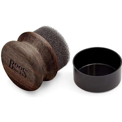 John Boos Boos Block Snijplank Olie & Crème Applicator Walnoot Breng Minerale Olie aan voor Snijplanken Wax Applicator Slagersblok Borstel John Boos Boos Block Snijplank Olie & Crème Applicator Walnoot Breng Minerale Olie aan voor Snijplanken Wax Applicator Slagersblok Borstel