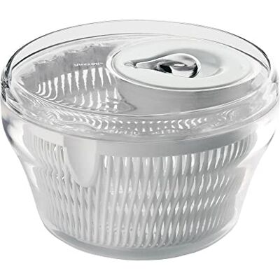 Guzzini Kitchen Active Design, Grote Slacentrifuge PERFECT DRY Transparant, Ø 28 x h18 cm 16900000 Guzzini Kitchen Active Design, Grote Slacentrifuge PERFECT DRY Transparant, Ø 28 x h18 cm 16900000
