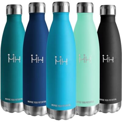 Motswedi Thermosfles, 500 ml BPA-Vrij, Drinkfles, 18/8 Roestvrij Staal, Geïsoleerde Fles, Dubbelwandig Vacuüm Geïsoleerd, Roestvrijstalen Waterfles voor School, Reizen, Joggen, Kamperen, kantoor BlauwGroen Motswedi Thermosfles, 500 ml BPA-Vrij, Drinkfles, 18/8 Roestvrij Staal, Geïsoleerde Fles, Dubbelwandig Vacuüm Geïsoleerd, Roestvrijstalen Waterfles voor School, Reizen, Joggen, Kamperen, kantoor BlauwGroen