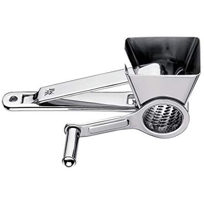 WMF Gourmet 1874216040 Kaasmolen, Raspen van Harde Kazen, Noten, Chocolade en meer, Veilig en comfortabel, Eenvoudig uit elkaar te Halen, Vaatwasmachinebestendig WMF Gourmet 1874216040 Kaasmolen, Raspen van Harde Kazen, Noten, Chocolade en meer, Veilig en comfortabel, Eenvoudig uit elkaar te Halen, Vaatwasmachinebestendig