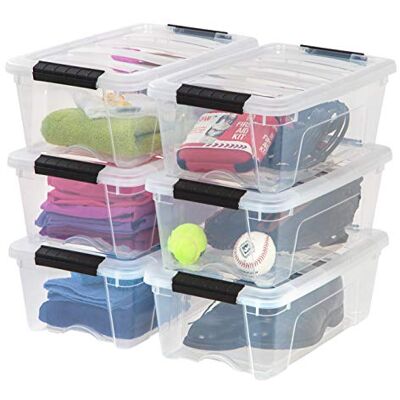 IRIS USA IRIS 12.2l Stapel en Pull Box 6-delige Set IRIS USA IRIS 12.2l Stapel en Pull Box 6-delige Set