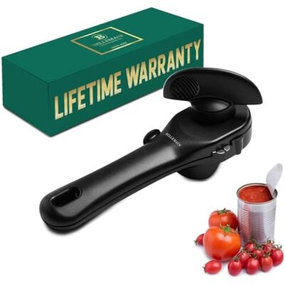 Bellemain Safe Cut RVS Ergonomische blikopener, Handleiding Gladde rand RVS blikopener Perfect voor Home Chefs en Restauraunts Bellemain Safe Cut RVS Ergonomische blikopener, Handleiding Gladde rand RVS blikopener Perfect voor Home Chefs en Restauraunts