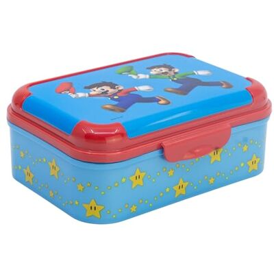 Stor Super Mario Bros Broodtrommel voor Kinderen 1423ml Stevige Plastic Lunchbox BPA-Vrij met Gedecoreerd Deksel voor School en Uitjes Stor Super Mario Bros Broodtrommel voor Kinderen 1423ml Stevige Plastic Lunchbox BPA-Vrij met Gedecoreerd Deksel voor School en Uitjes