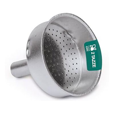 LifeChic Filtertrechter voor espressomachine Moka 2 kopjes, universele vervanging voor Moka espresso-accessoires voor koffie LifeChic Filtertrechter voor espressomachine Moka 2 kopjes, universele vervanging voor Moka espresso-accessoires voor koffie