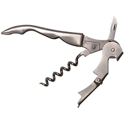 Supreminox 8097F Professionele kurkentrekker van roestvrij staal met dubbele hendel Supreminox 8097F Professionele kurkentrekker van roestvrij staal met dubbele hendel
