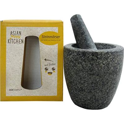 Jade Temple Granieten Vijzel en Stamper Set - Kamenný nábytek Jade Temple Granieten Vijzel en Stamper Set - Kamenný nábytek