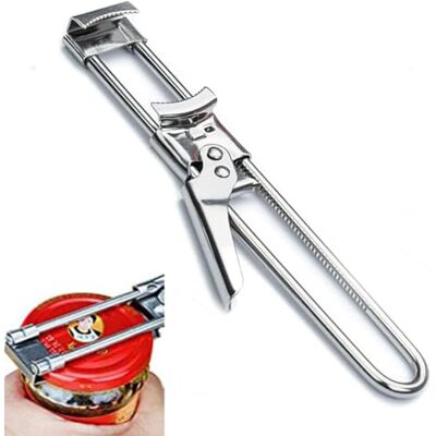 zengxiaoyun Master Jar & Flesopener, verstelbare multifunctionele roestvrijstalen blikopener pot deksel grijper, handleiding, keukenaccessoires zengxiaoyun Master Jar & Flesopener, verstelbare multifunctionele roestvrijstalen blikopener pot deksel grijper, handleiding, keukenaccessoires