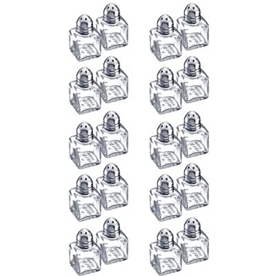 Westmark Mini Kruidenpotjes Set - 10 stuks, 10 ml - RVS / Glas Westmark Mini Kruidenpotjes Set - 10 stuks, 10 ml - RVS / Glas