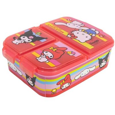 Stor Hello Kitty Broodtrommel Kinderen 3 Vakken 2156ml BPA Vrij Lunchbox School Kinderdagverblijf Basisschool Stor Hello Kitty Broodtrommel Kinderen 3 Vakken 2156ml BPA Vrij Lunchbox School Kinderdagverblijf Basisschool
