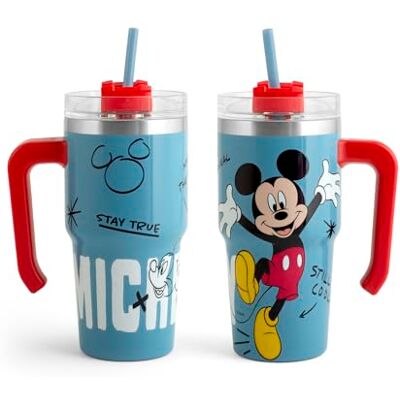 H&H Mug termica Mickey Come back Disney in acciaio inox lt 0,6 H&H Mug termica Mickey Come back Disney in acciaio inox lt 0,6