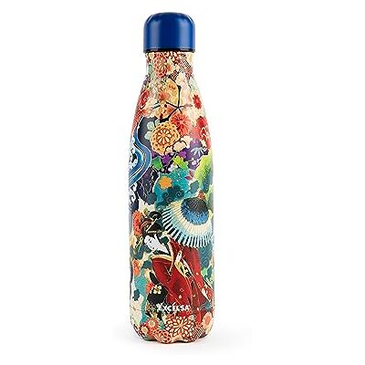 EXCELSA Kimono Thermobeker - 50cl, Multicolor, Roestvrij Staal EXCELSA Kimono Thermobeker - 50cl, Multicolor, Roestvrij Staal