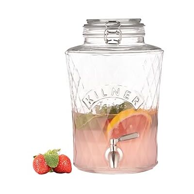 Kilner Diamant Dispenser - 5 L RVS Kraan Kilner Diamant Dispenser - 5 L RVS Kraan