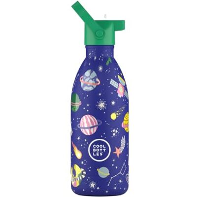 Cool Bottles Roestvrijstalen waterfles voor kinderen, thermosfles voor kinderen, houdt dranken 36 uur koud en 18 uur warm Stellar Journey 500ml Koude dranken 36 uur en 18 uur warme dranken, oppervlak met reliëf, roestvrij staal, BPA-vrij, vanaf 3 jaar Cool Bottles Roestvrijstalen waterfles voor kinderen, thermosfles voor kinderen, houdt dranken 36 uur koud en 18 uur warm Stellar Journey 500ml Koude dranken 36 uur en 18 uur warme dranken, oppervlak met reliëf, roestvrij staal, BPA-vrij, vanaf 3 jaar