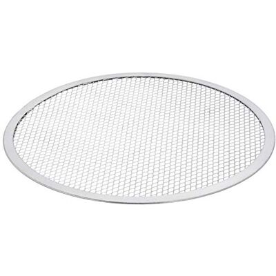 DE BUYER — Opengewerkte aluminium pizzabril — diameter 24 cm, zilver, 27,9 x 20,1 x 10,9 cm DE BUYER — Opengewerkte aluminium pizzabril — diameter 24 cm, zilver, 27,9 x 20,1 x 10,9 cm