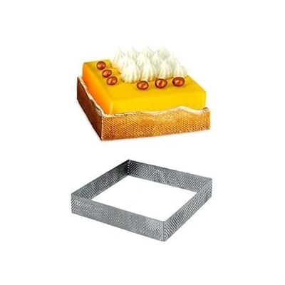 Déco Relief Microgeperforeerd frame van roestvrij staal Vierkant 8 x 8 cm Professioneel materiaal Déco Relief Microgeperforeerd frame van roestvrij staal Vierkant 8 x 8 cm Professioneel materiaal