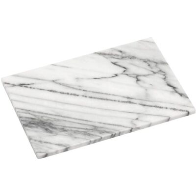 Premier Housewares Snijplank, 30,5 x 20,5 cm, wit marmer, grijs, 21x31x2 Premier Housewares Snijplank, 30,5 x 20,5 cm, wit marmer, grijs, 21x31x2