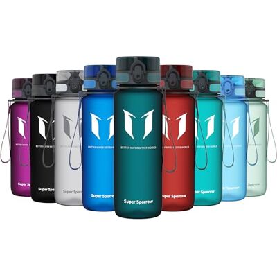Super Sparrow Sparrow Waterfles Sport 750ml BPA-vrij Tritan Drinkfles 1-Click Fles, Lekvrij, Vaatwasserbestendig, Lichtgewicht, Duurzaam, Flip Top, Ergonomisch, Sport, Fitness, Outdoor Super Sparrow Sparrow Waterfles Sport 750ml BPA-vrij Tritan Drinkfles 1-Click Fles, Lekvrij, Vaatwasserbestendig, Lichtgewicht, Duurzaam, Flip Top, Ergonomisch, Sport, Fitness, Outdoor