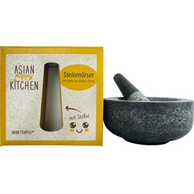 Asian Happy Kitchen Granieten Mörser en stamper - 18 cm Diameter Asian Happy Kitchen Granieten Mörser en stamper - 18 cm Diameter