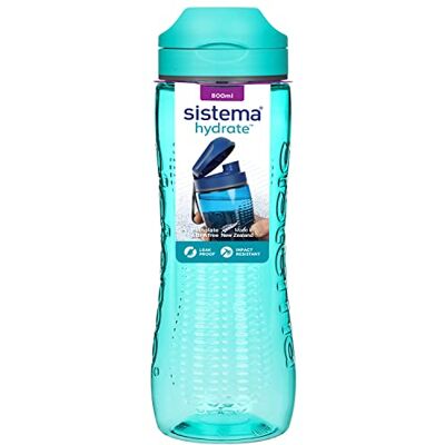 Sistema Hydrate Tritan Active Sports waterfles, 800 ml (verschillende kleuren) Sistema Hydrate Tritan Active Sports waterfles, 800 ml (verschillende kleuren)
