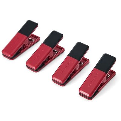 KitchenAid Keukenklemmen, klein, Empire-rood, 4 stuks KitchenAid Keukenklemmen, klein, Empire-rood, 4 stuks