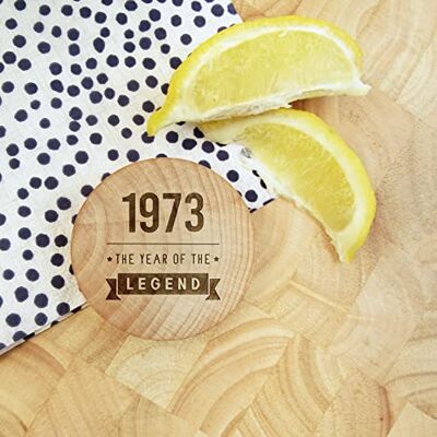 eBuyGB Gegraveerde magnetische flesopener -1973 Jaar van de Legend Design 50e verjaardagscadeaus voor hem, mannen vijftigste cadeau voor vader, oom, broer eBuyGB Gegraveerde magnetische flesopener -1973 Jaar van de Legend Design 50e verjaardagscadeaus voor hem, mannen vijftigste cadeau voor vader, oom, broer