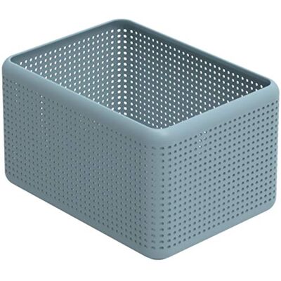 Rotho Madei Opbergdoos 13l, Kunststof (PP gerecycled) BPA-vrij, blauw, 13l (32.6 x 23.8 x 18.8 cm) Open opbergdoos, stapelbaar, van gerecycled PP-kunststof, zonder deksel, voor speelgoed en badkamer, 13 l, blauw Rotho Madei Opbergdoos 13l, Kunststof (PP gerecycled) BPA-vrij, blauw, 13l (32.6 x 23.8 x 18.8 cm) Open opbergdoos, stapelbaar, van gerecycled PP-kunststof, zonder deksel, voor speelgoed en badkamer, 13 l, blauw