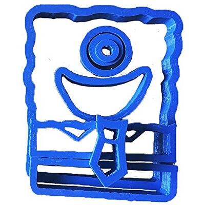Cuticuter Spongebob sponskop fondant snijder, blauw, 8 x 7 x 1,5 cm Cuticuter Spongebob sponskop fondant snijder, blauw, 8 x 7 x 1,5 cm