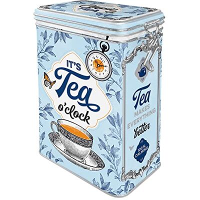 ART Retro theeblik, 1,3 l, Classic Tea met afsluitbare deksel, vintage design, Cadeau idee voor thee drinkers ART Retro theeblik, 1,3 l, Classic Tea met afsluitbare deksel, vintage design, Cadeau idee voor thee drinkers