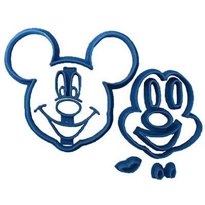 Cuticuter Mickey Blauwe Fondant Cutter - Fondant Cutter Cuticuter Mickey Blauwe Fondant Cutter - Fondant Cutter