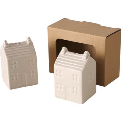 Boltze Homa 2055466 2055466 2-delige set, kleur beige/zwart, porselein, l x b x h: 4,8 x 4,5 x 7 cm, vorm huis, inhoud 45 ml, vaatwasmachinebestendig, zout- en peperstrooier, kruidenstrooier Boltze Homa 2055466 2055466 2-delige set, kleur beige/zwart, porselein, l x b x h: 4,8 x 4,5 x 7 cm, vorm huis, inhoud 45 ml, vaatwasmachinebestendig, zout- en peperstrooier, kruidenstrooier