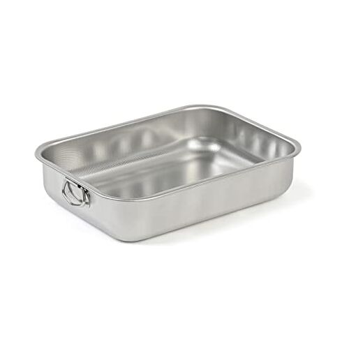 Steelpan Braadvorm bakplaat roestvrij staal/inad.Hoogte cm.40