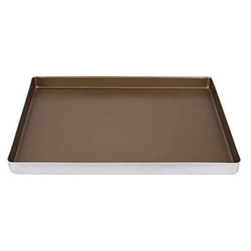 nobrands Bakplaten van aluminiumlegering, antiaanbaklaag, bakplaten, braadplaten, voor bakgerei, cake, koekjes, 40 x 30 x 3 cm