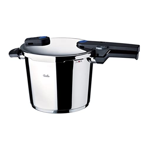 Fissler vitaquick / inductie-snelkookpan (6 L, Ø 22 cm) RVS snelkookpan, 2 kookniveaus, stapelbaar