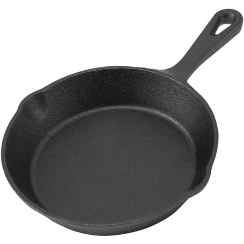 YISHUOYZBS Mini Non-Stick Gietijzeren Koekenpan voor Gas en Inductie Koken Gietijzeren Koekenpan Gietijzeren Pan Koekenpan -16 CM