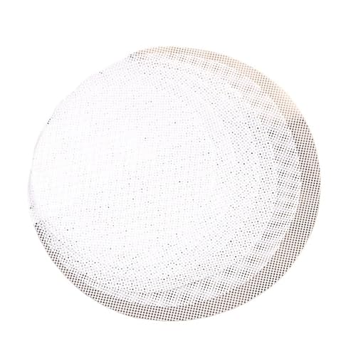 AIDNZYGDH 1 Stuks Siliconen Stoomboot Non-stick Pad Ronde Dumplings Mat Bakken Tools Gestoomde Broodjes Bakken Gebak Mesh Thuis keuken (Color : White, Size : 23cm)