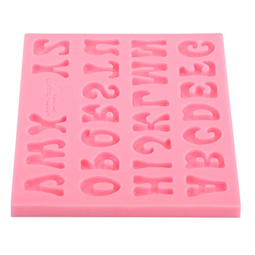 Jacksking Alfabet Silicone Mould, Bakken Letter Mold Alfabet Candy Mold Alfabet Bakvorm Alfabet Malls, Voor Cake Candy