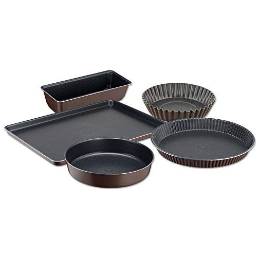 Tefal Perfectbake YY4220FA Set van 5 antiaanbakvormen bruin