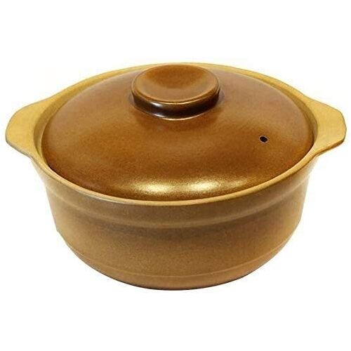 YIHANSS Kleipot Keramische stoofpot Braadpan Braadpan Pot Terracotta Stoofpot Keramische braadpan Kleipot Bestand tegen hoge temperaturen, gezond en (Grootte: 3,0 liter)