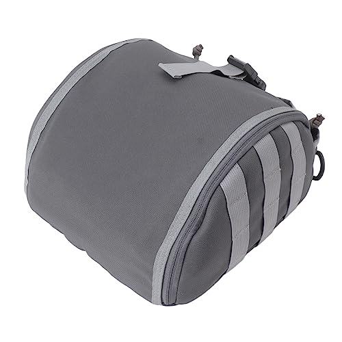 SWLECA Helmtas, motorhelmtas, opbergtas Outdoorhelmtas Nylon waterdichte motorfiets fietshelmtas voor kamperen Wandelen (grey)