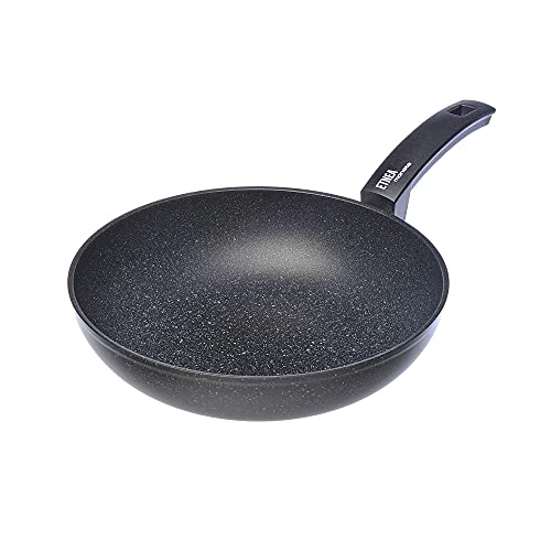 Moneta Etnea Wok, 28 cm, aluminium, zwart