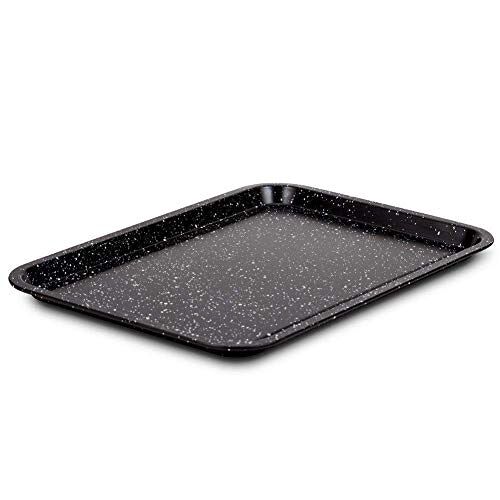 NAVA Natuur Bakplaat, ovenplaat, 39 x 24,5 cm, met granieten coating, bakvorm voor koekjes, frietjes en groenten