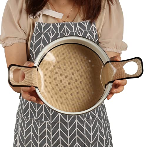 Teksome Dutch Oven Brood Bakmat   Sling Zuurdesem Brood Bakmat met Lange Handvat, Silicon Brood Mat voor Nederlandse Oven -Siliconen Nederlandse Oven Liner Sling voor Nederlandse Oven