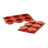 silikomart sf 127 cilinders silicone matrijs ø70 h 45 mm