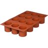 silikomart Silicone cilinder Cake Mould, 48 mm, terracotta