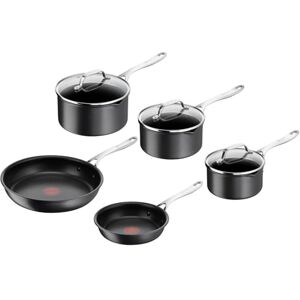 Tefal Jamie Oliver by Cook’s Direct 5-delige Pannenset, Geschikt voor Inductie, Antiaanbaklaag, Thermo-Signal, E017S555 Tefal Jamie Oliver by Cook’s Direct 5-delige Pannenset, Geschikt voor Inductie, Antiaanbaklaag, Thermo-Signal, E017S555